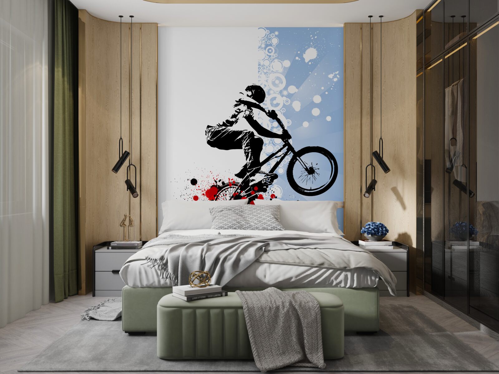 Фотошпалери bmx-райдер стрибок