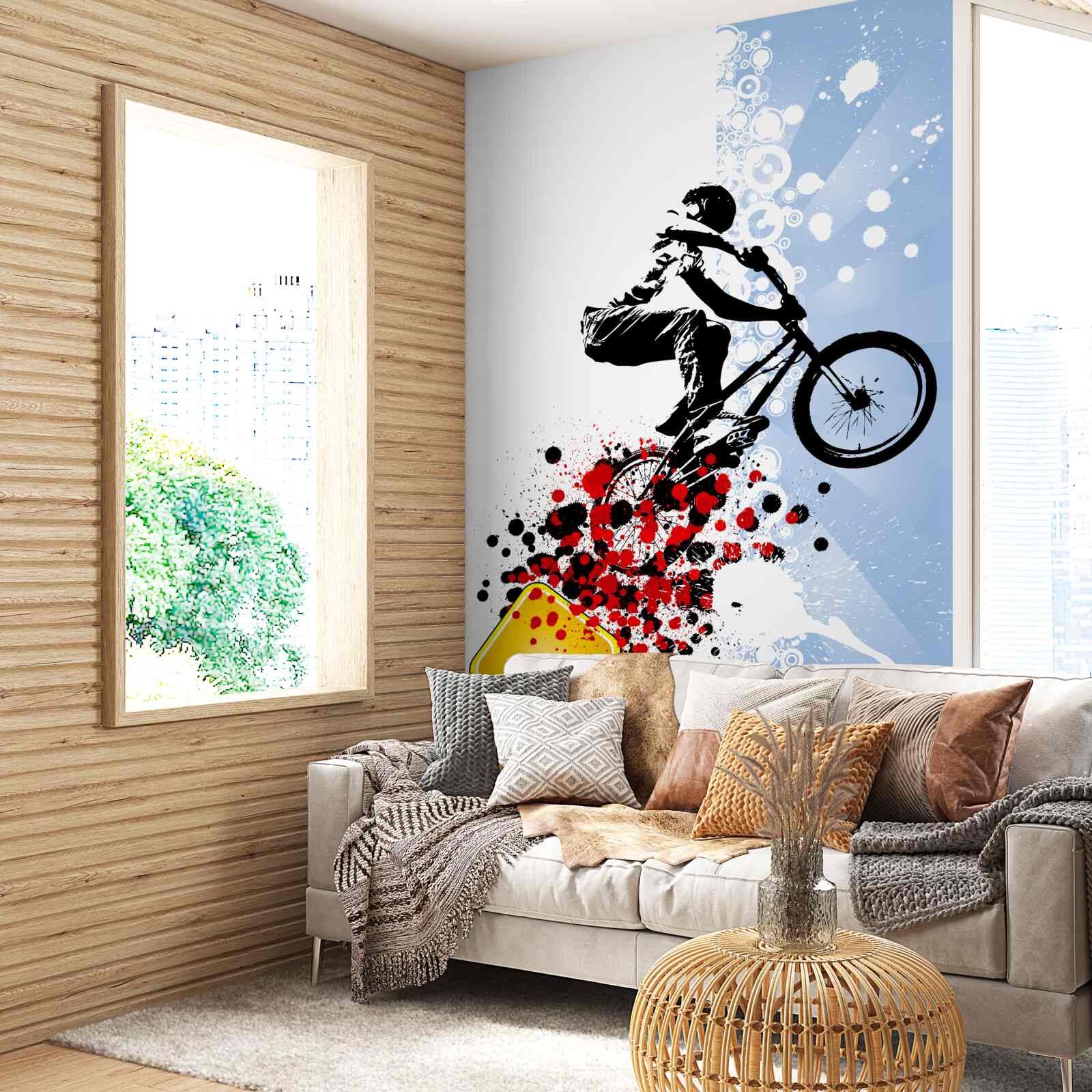 Фотошпалери bmx-райдер стрибок