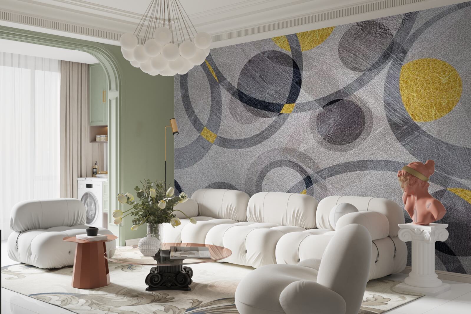 Фотошпалери кола та кругові криві