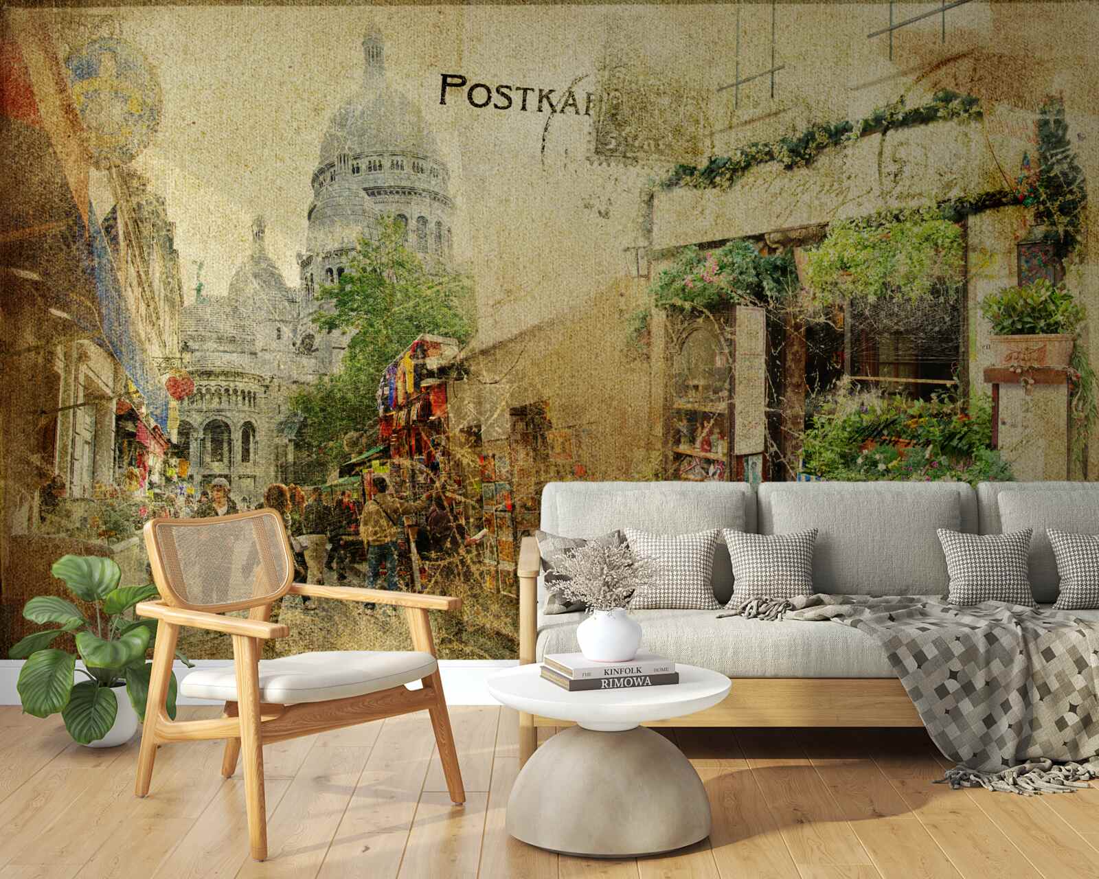 Фотошпалери старе фото міста