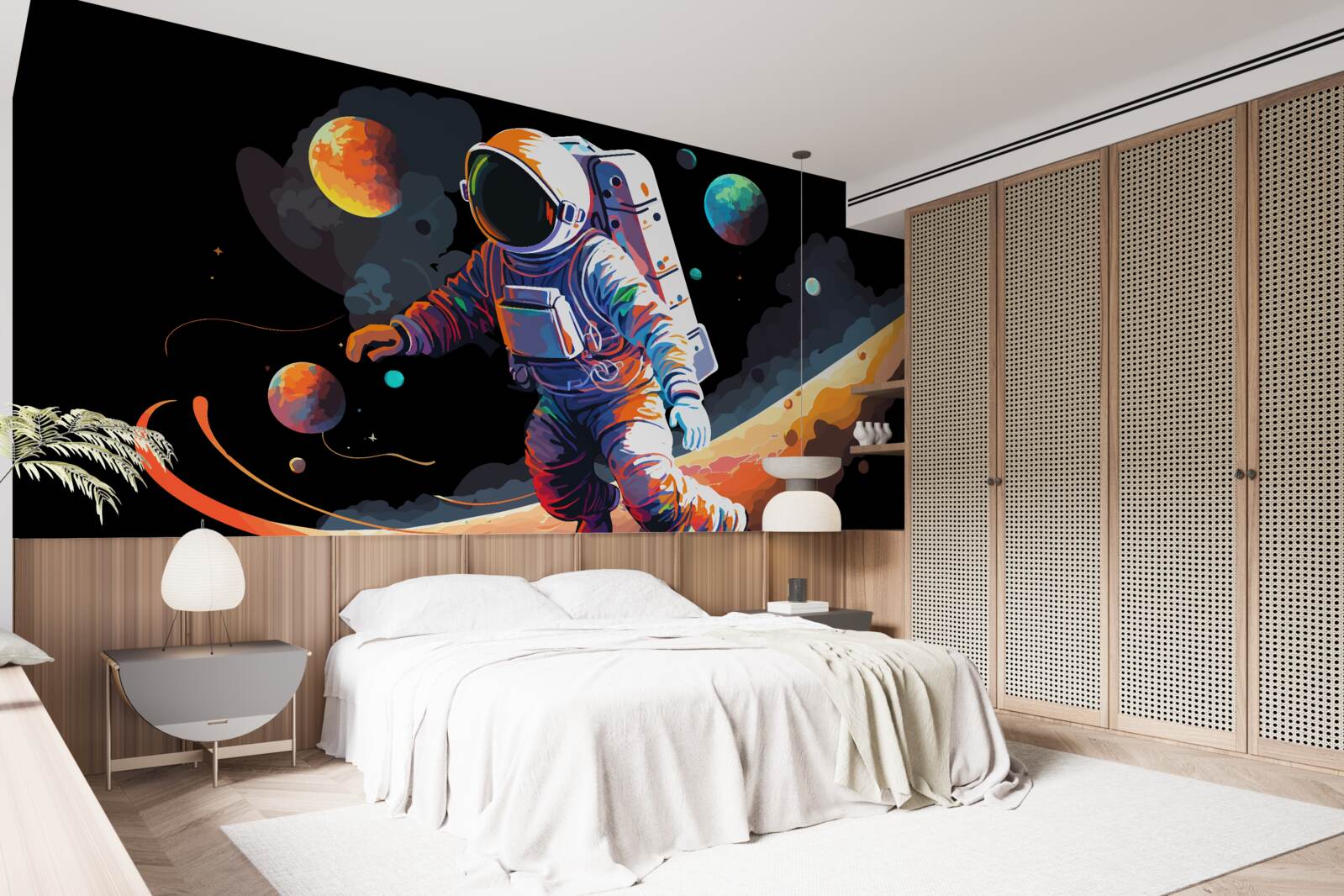Fototapeta astronauta we wszechświecie