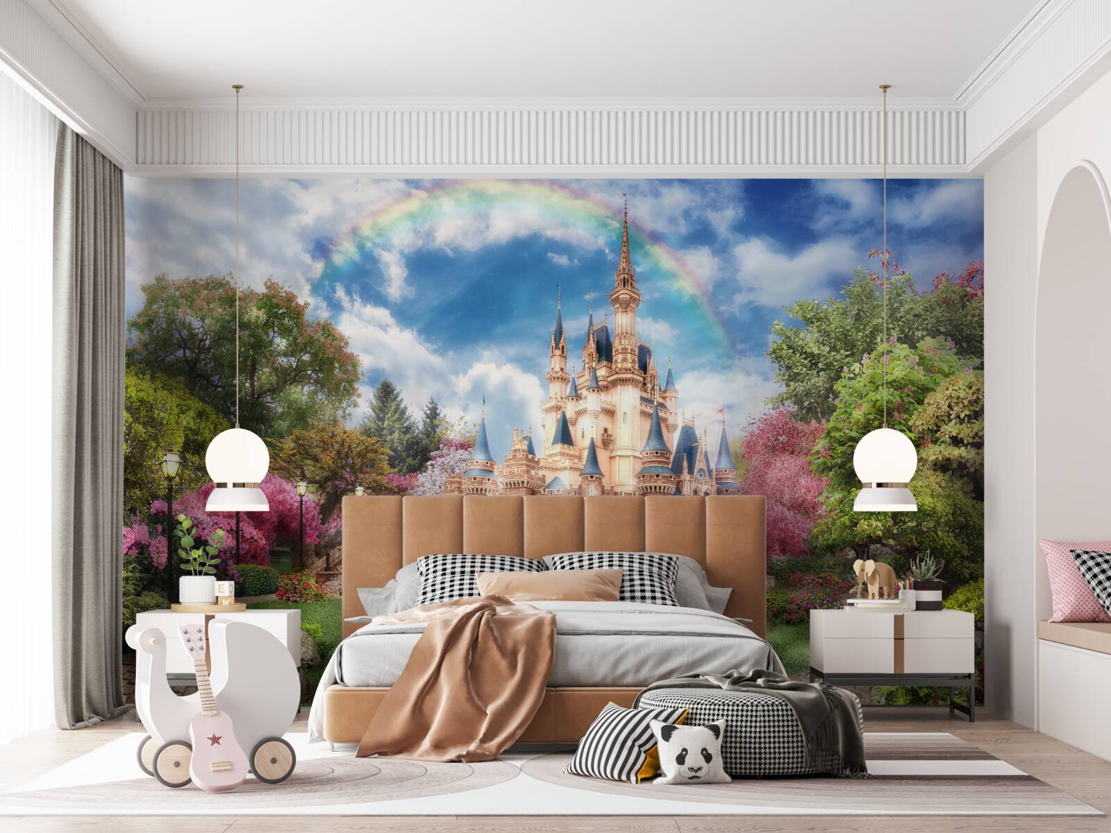 Фотошпалери садовий замок