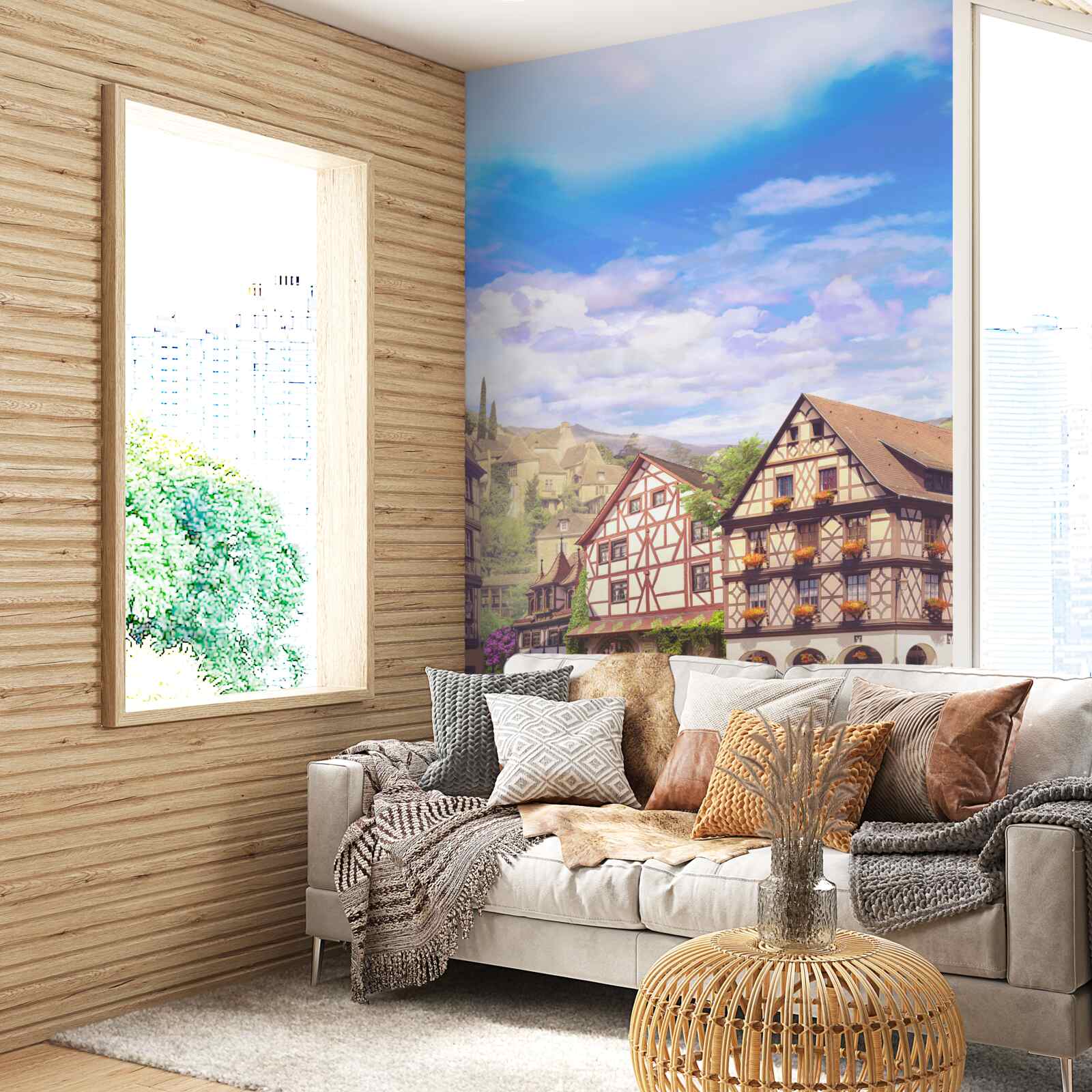 Фотошпалери прекрасний вид на місто