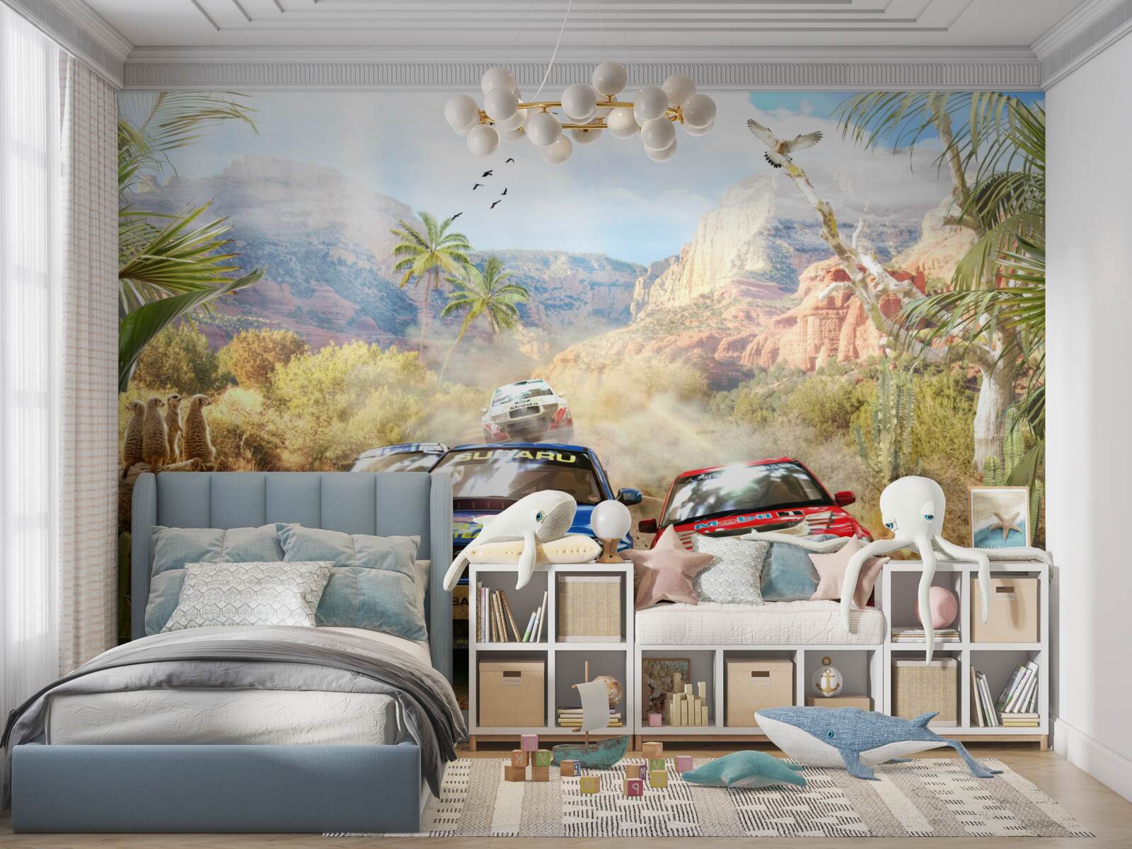 Фотошпалери перегони в пустелі