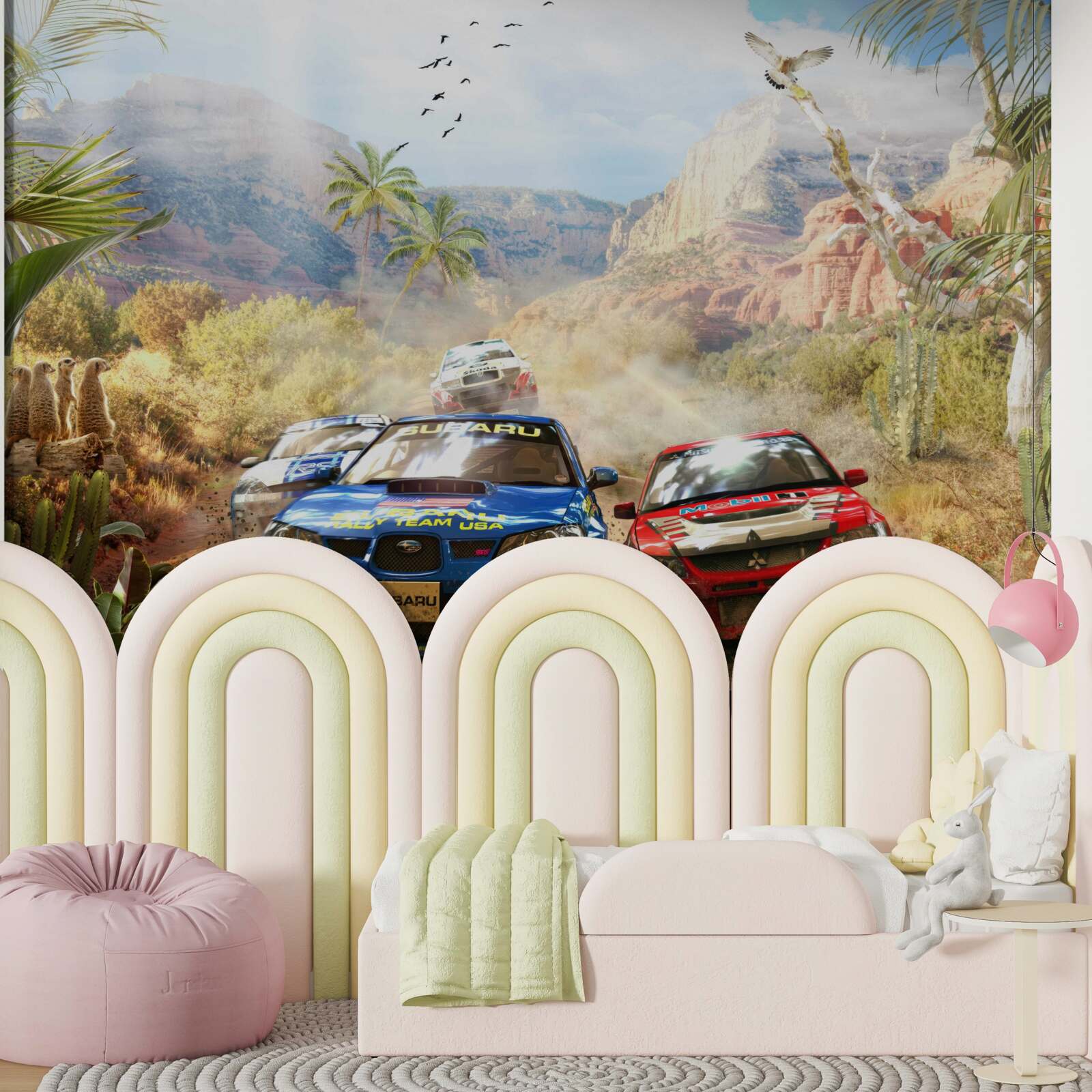 Фотошпалери перегони в пустелі