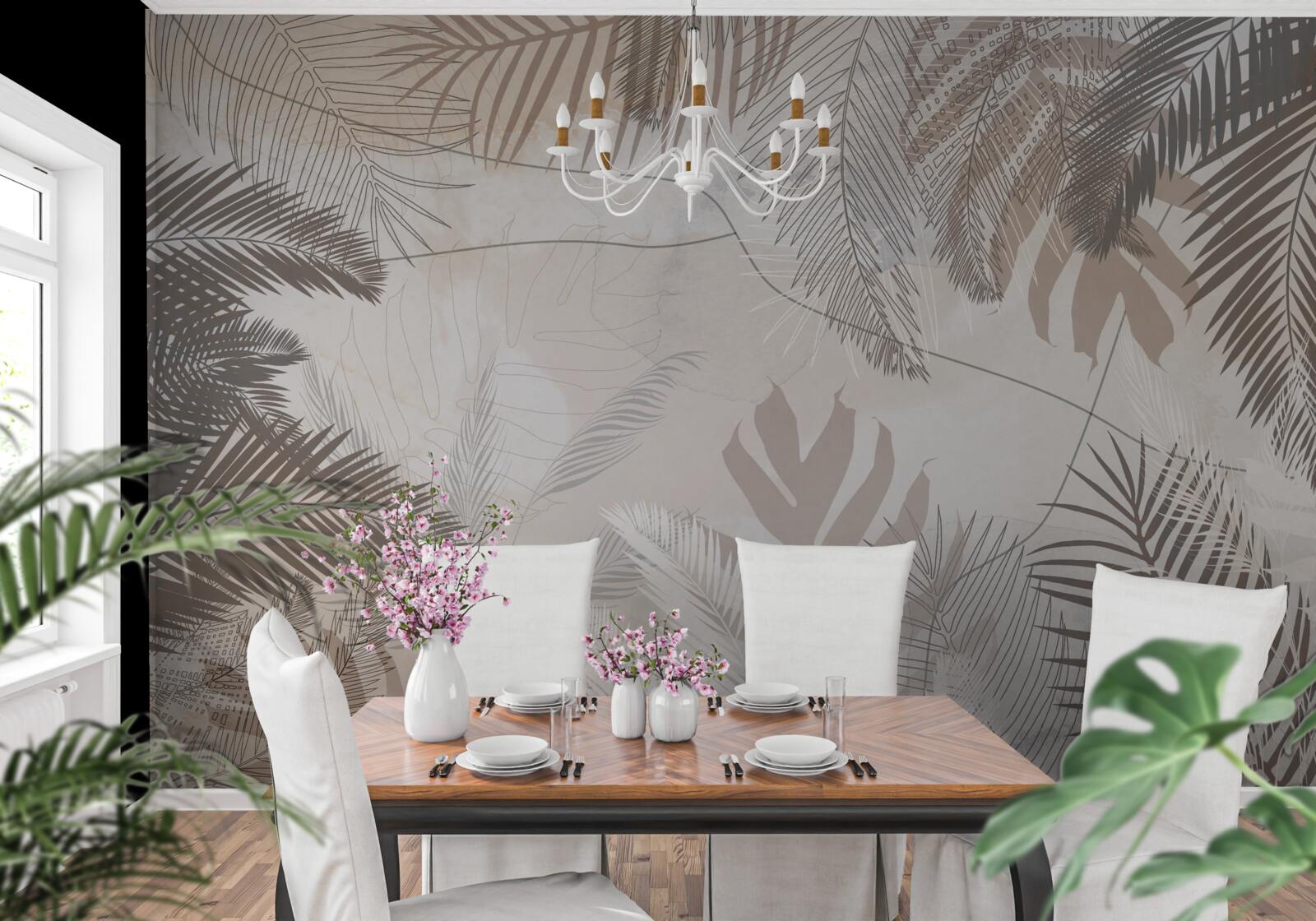 Фотошпалери розмаїття кольорів осіннього листя