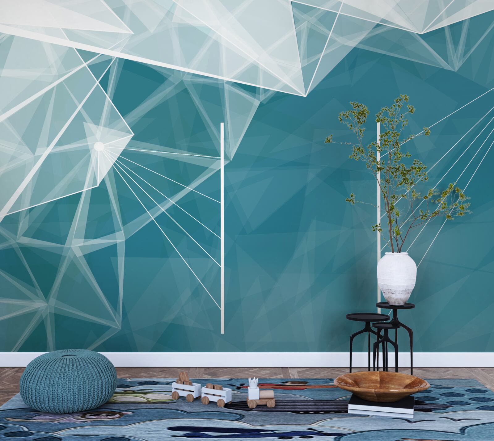 Фотошпалери вершини засніжених гір