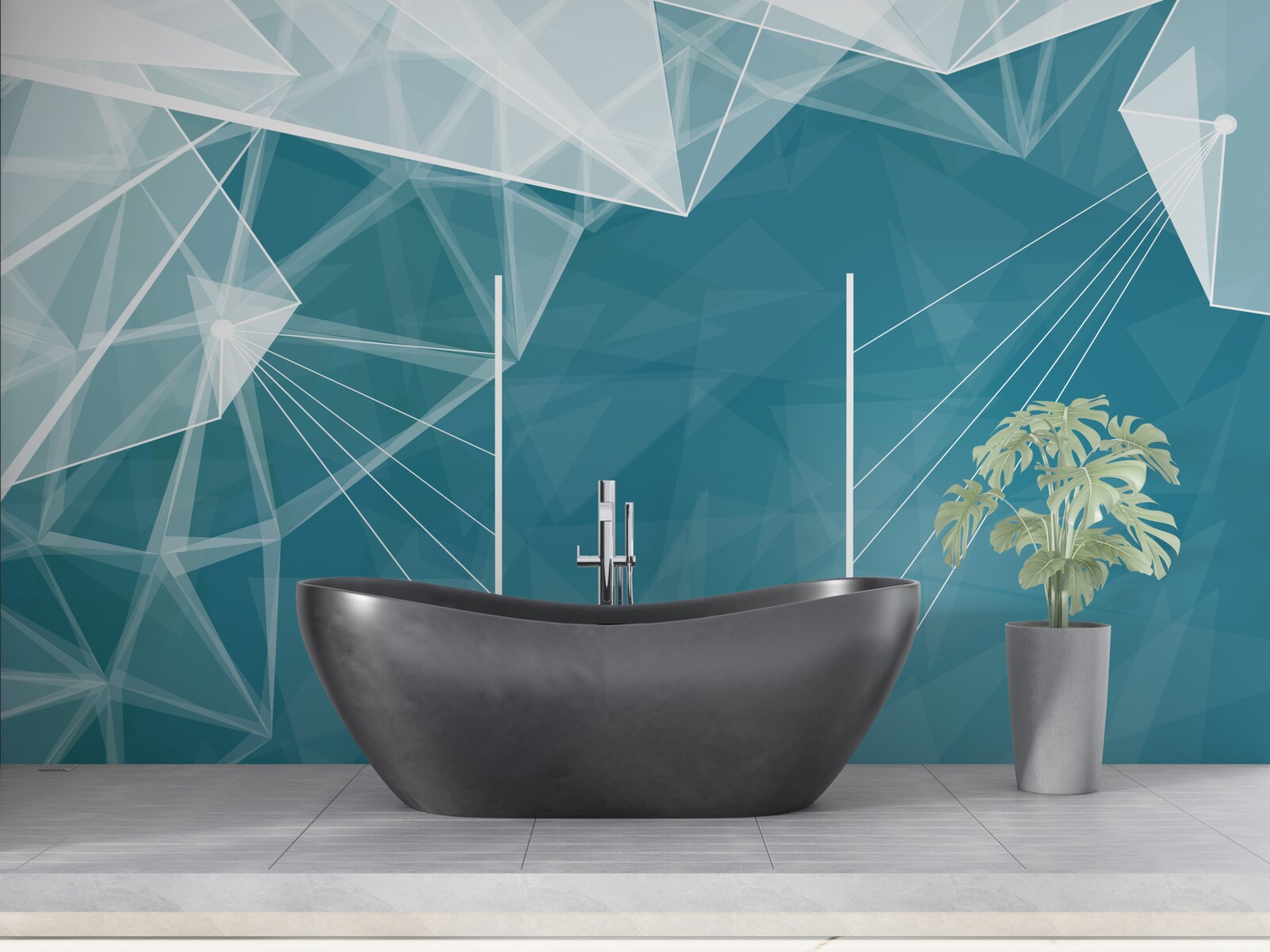 Фотошпалери вершини засніжених гір